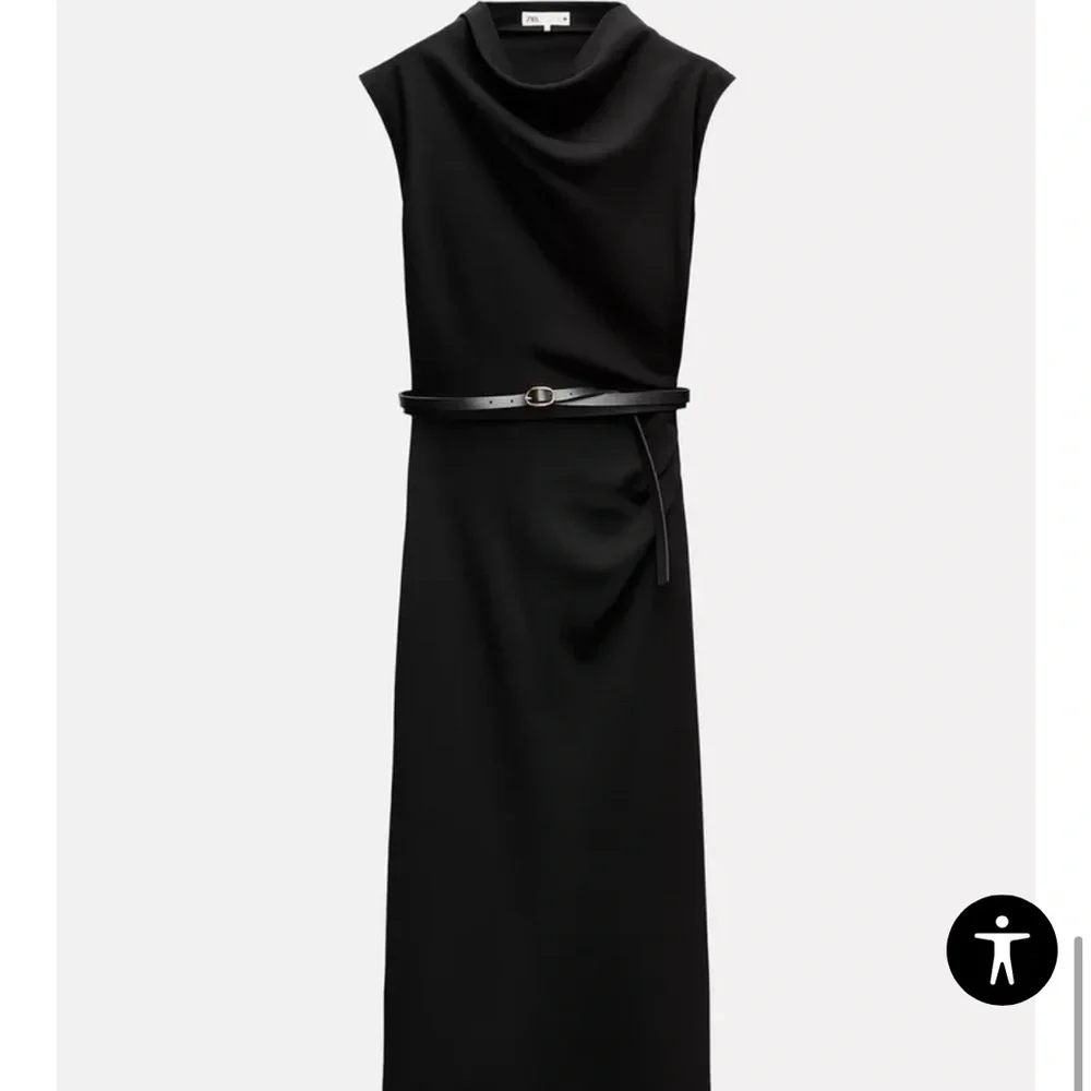 ZW COLLECTION BELTED MIDI DRESS
BLACK - Picture 8 of 10
